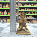 Brass Kneeling Hanuman Murti- Approx 4 Inches