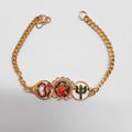 Gold Design Rakhi #602