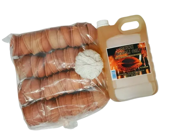 60 Deyas 4 Litre Oil And 1 Pack Of Wick Bundle