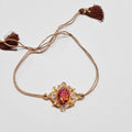 Gold Design Rakhi#631