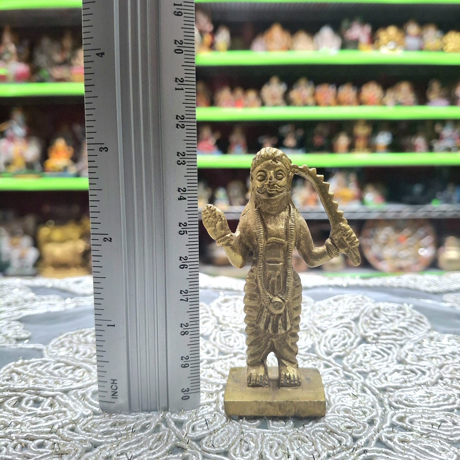 Brass Sangani Baba Murti- Approx 3 Inches