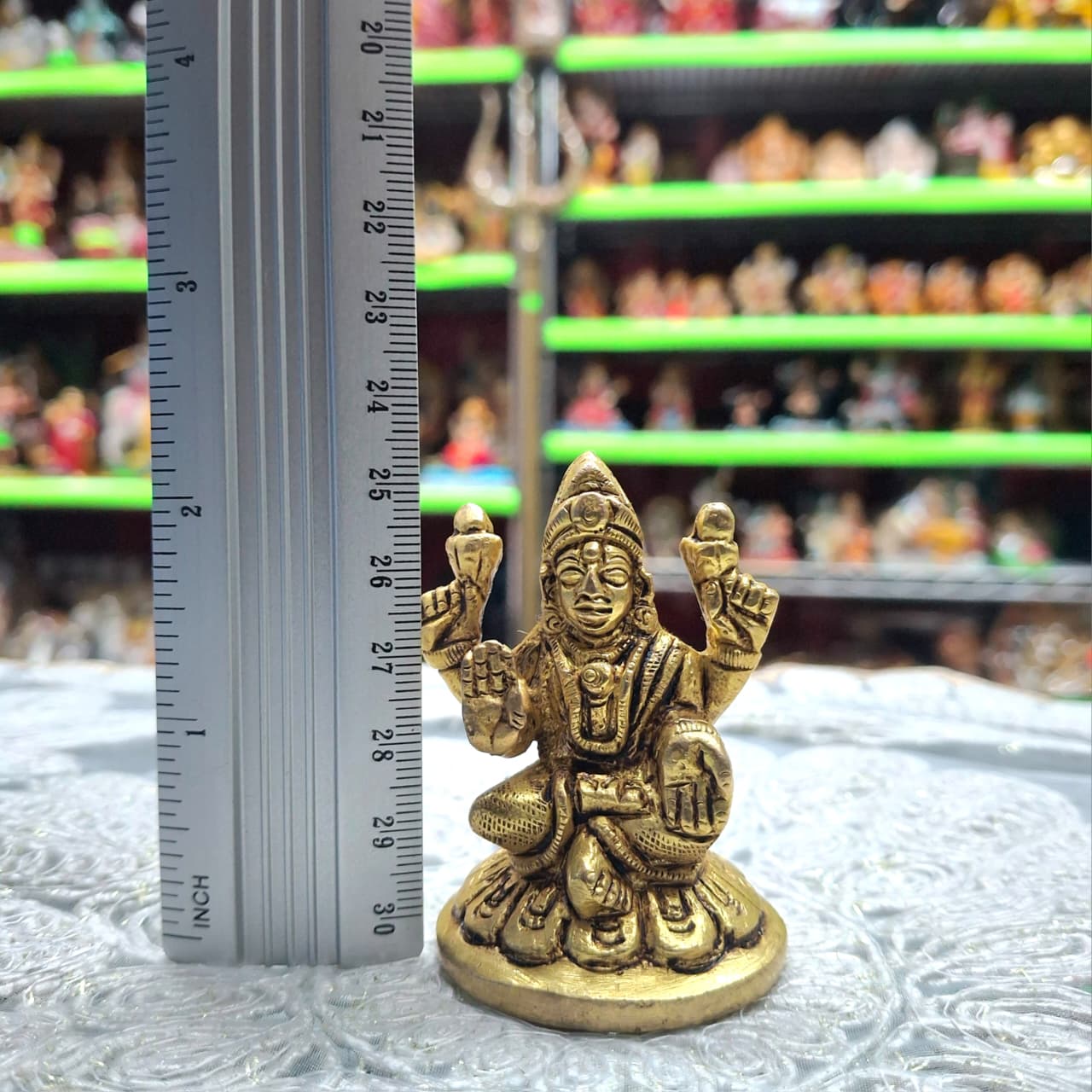 Brass Laxmi Murtri- Approx 2 Inches