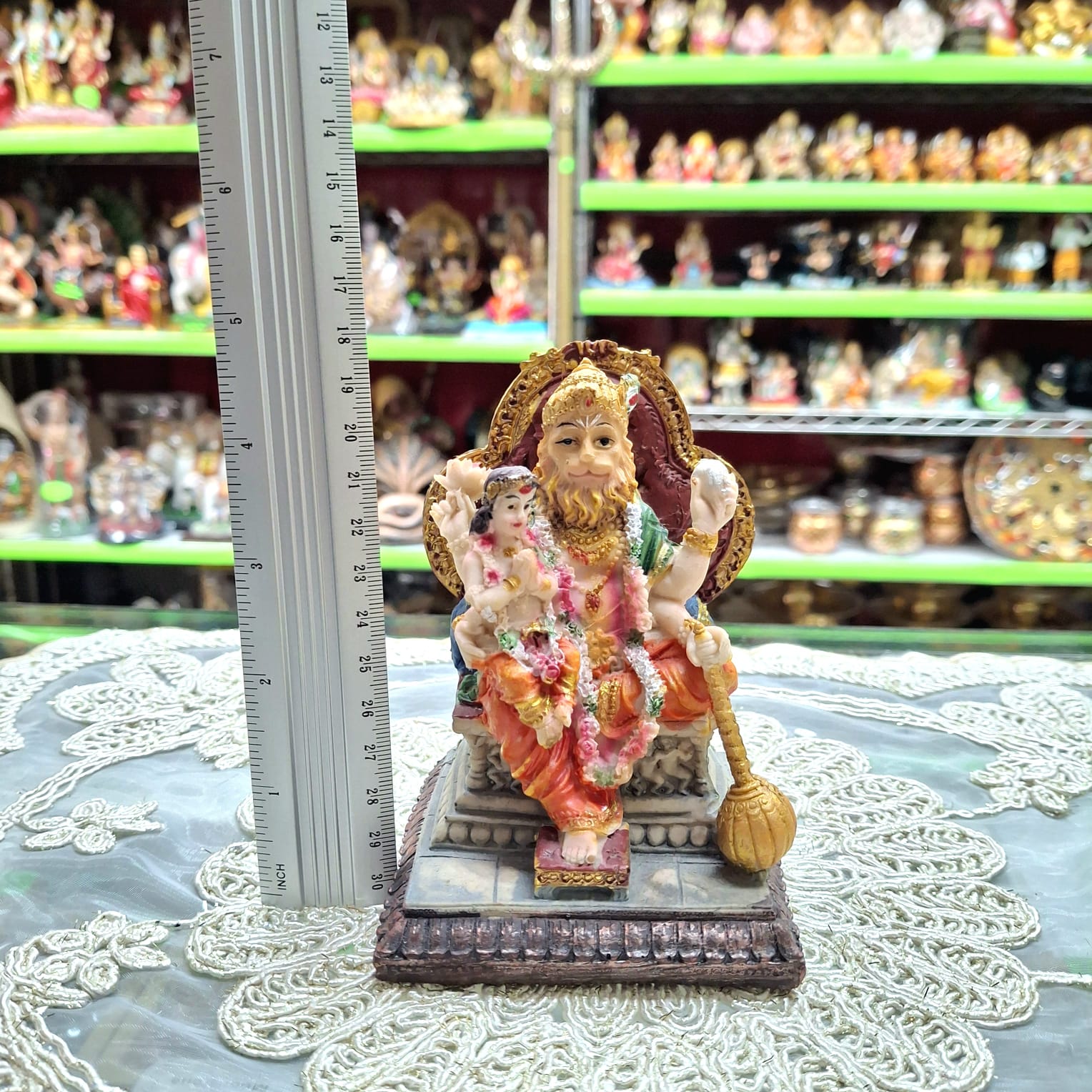 Narsimha Sitting With Prahalad- Approx 5 Inches