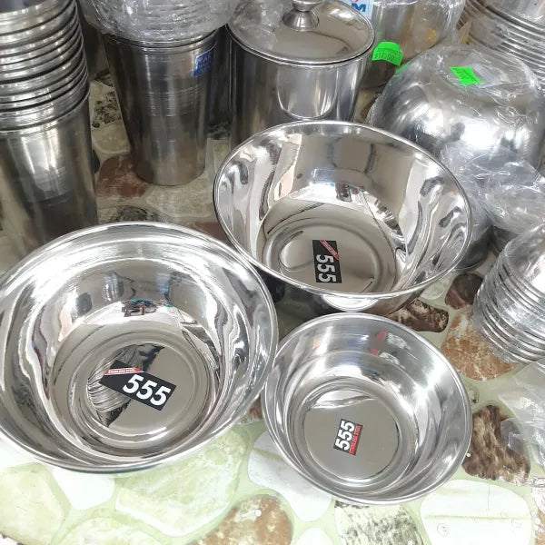 Stainless Steel Bowls 7.25cm - 21cm