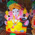 Eco Friendly Clay Ganesh- 14 1/2 Inches