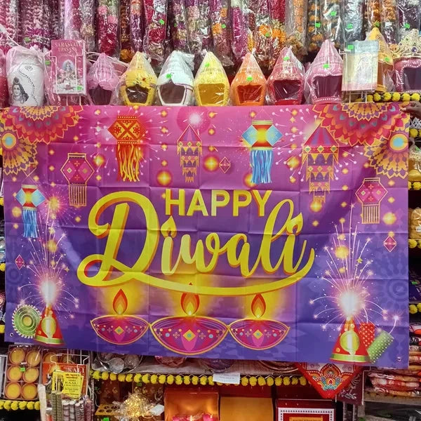 Happy Divali Banner 72"×4