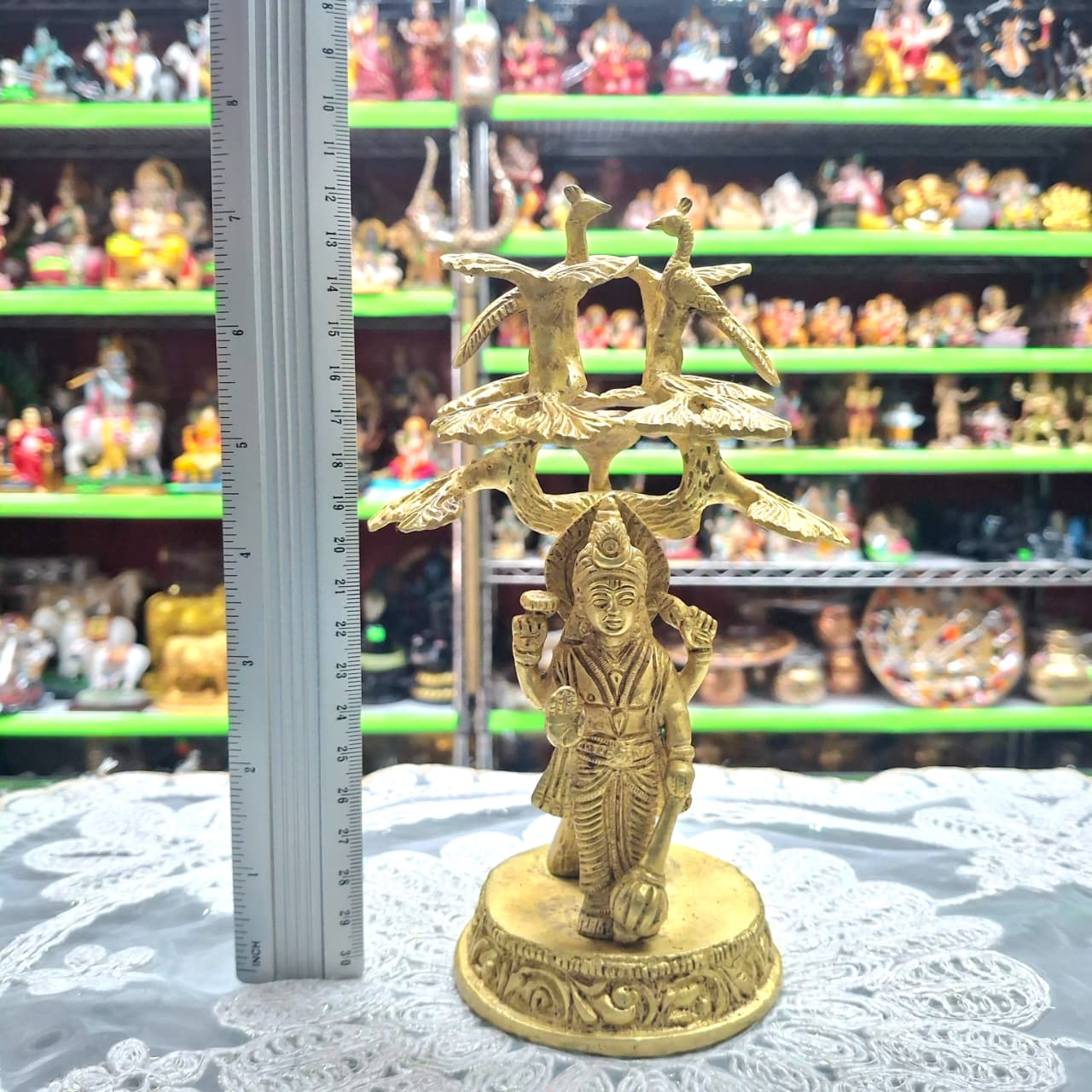 Brass Satnarine Murti- Approx 7 Inches