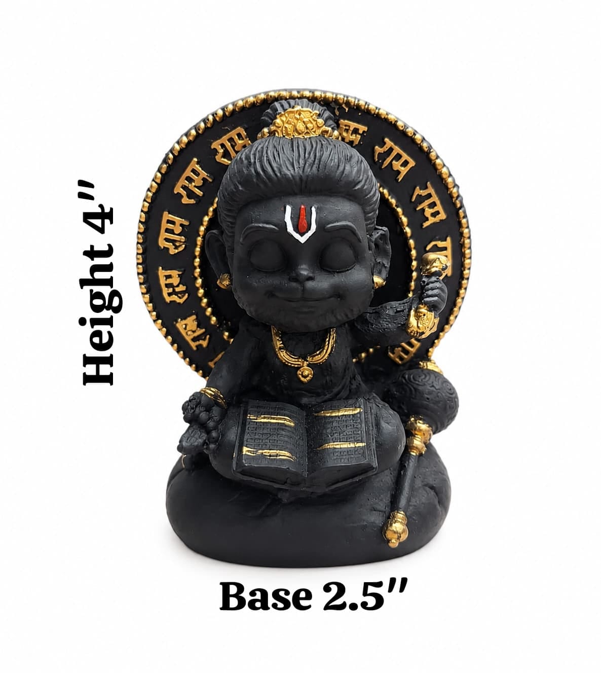 Baby Hanuman Sitting With Book