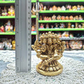 Brass Panchmukhi Hanuman- Approx 3 Inches