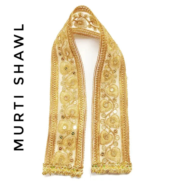 Murti Shawl - (21''x 2'') (Gold)