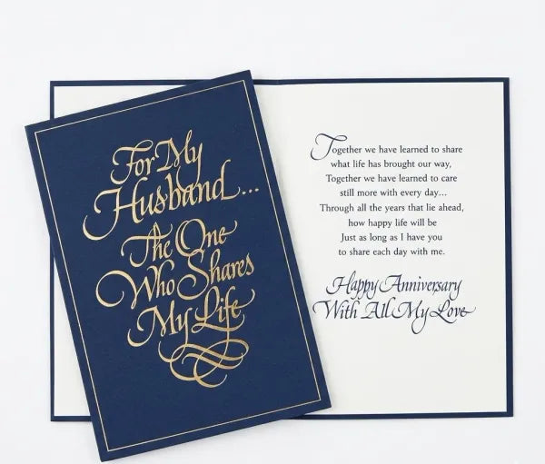 Anniversary Greeting Card (Husband)