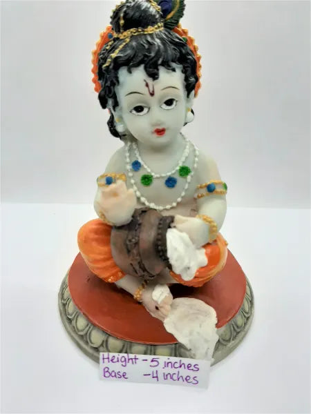 Baby Krishna With Pot