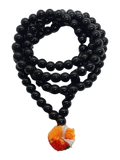 Black Glass Bead Mala