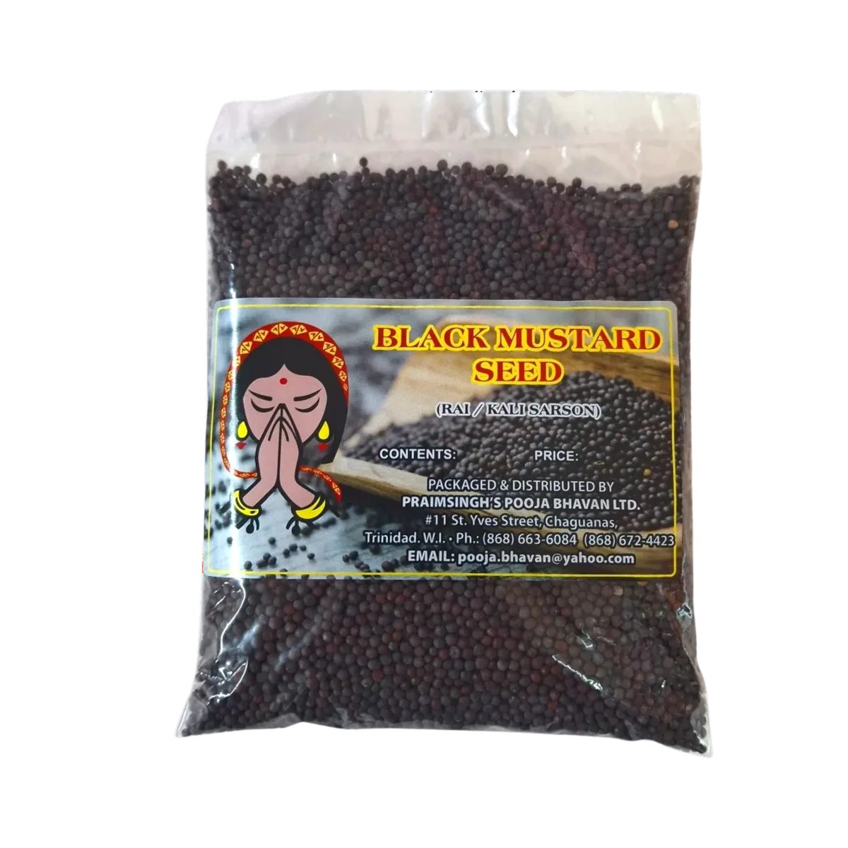 12 Pack 1/4lb (4oz) Black Mustard Seed -$6.00 Each