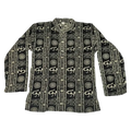 Black and White Kurta Top