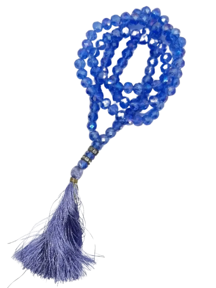 Blue Crystal Mala