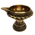 Brass Deeya With Spout (Approx 2.5 x 1.5'')