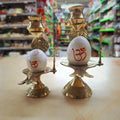 Brass Shiva Lingam With Dripping Lota - White