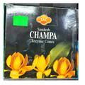 Champa Incense Cones (12 Packs)