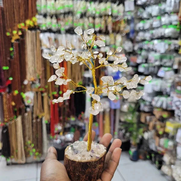 Clear Quartz Gem Tree (7.5")
