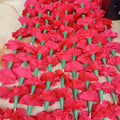 Dark Pink Floral Strings