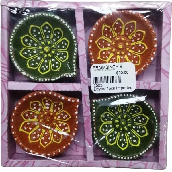 Decorated Deeyas Imported 4pcs