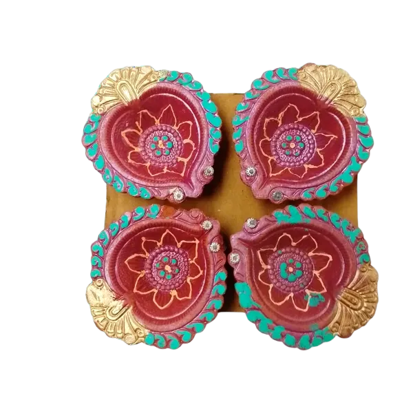 Decorated Deyas ( 4pcs )