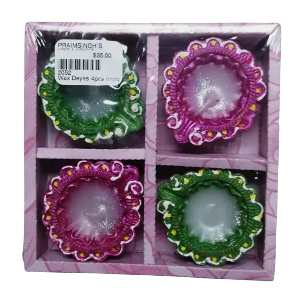 Decorated Imported Deeyas 4pcs (2052)