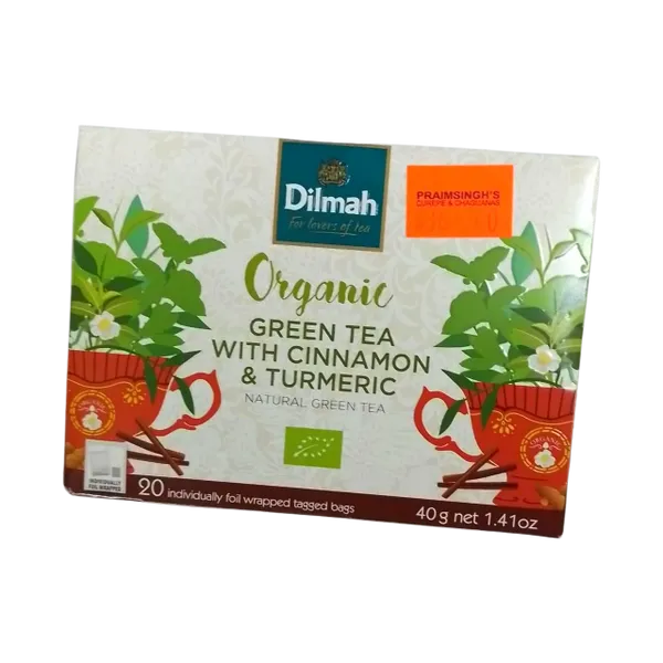 Dilmah-Organic Green Tea With Cinnamon & Turmeric
