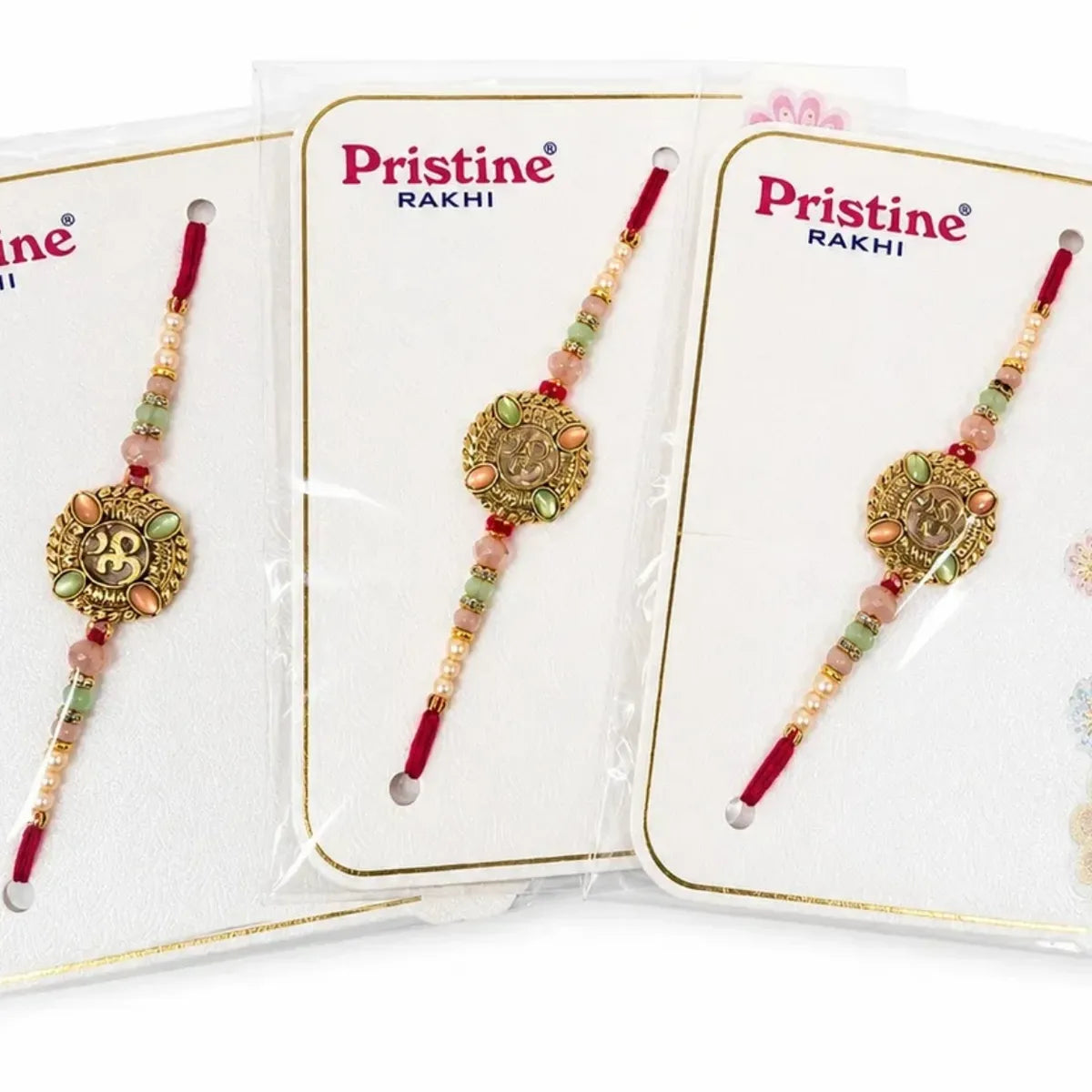 Divine Pastel Om Rakhi