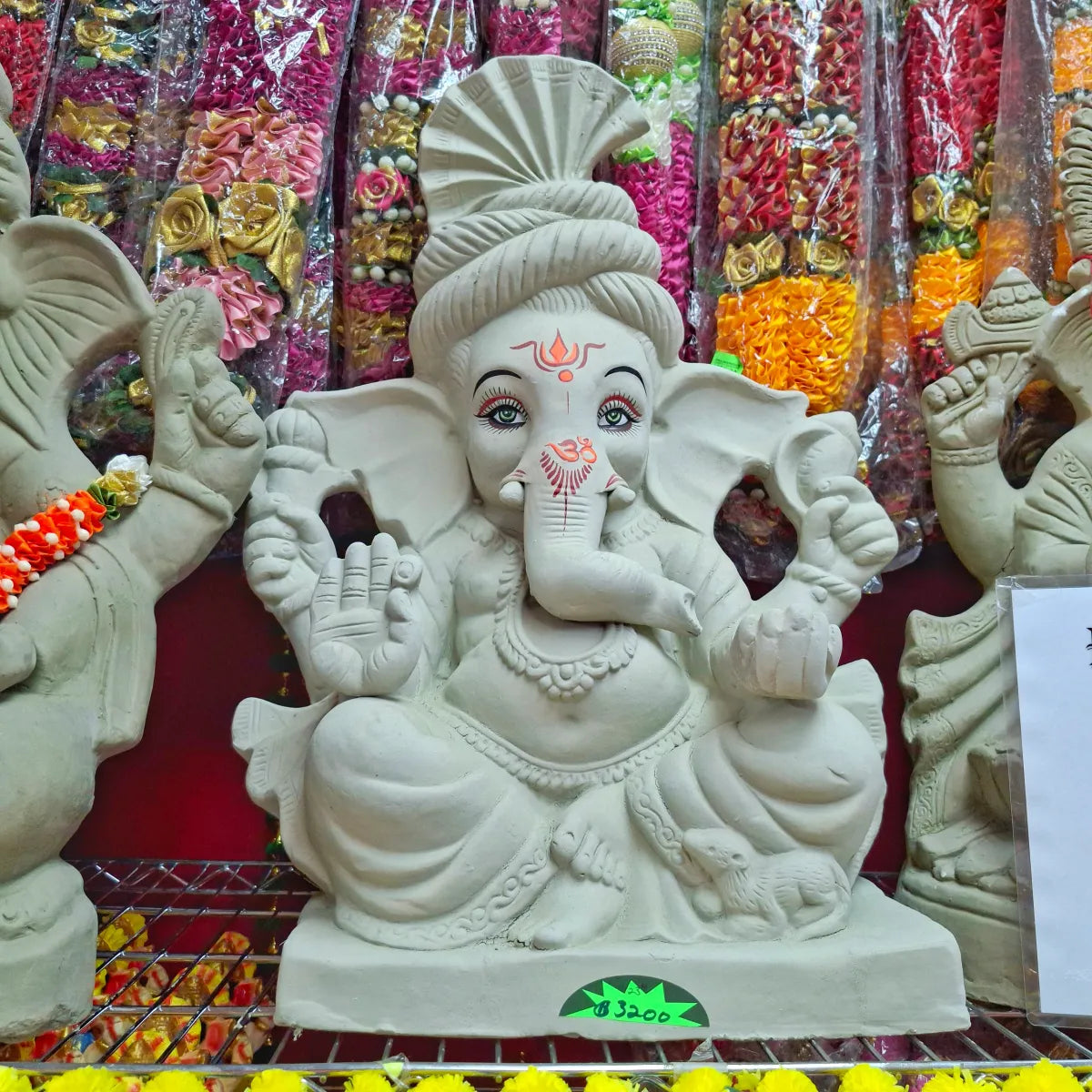 Eco Friendly Clay Ganesh- 23 Inches