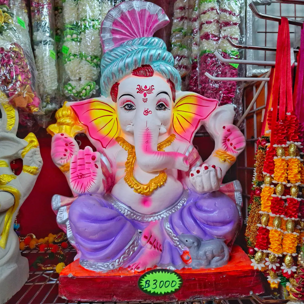 Eco Friendly Clay Ganesh- 23 Inches