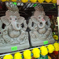 Eco Friendly Clay Ganesh- 8 Inches
