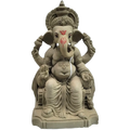Eco Friendly Clay Ganesha - 12 Inches
