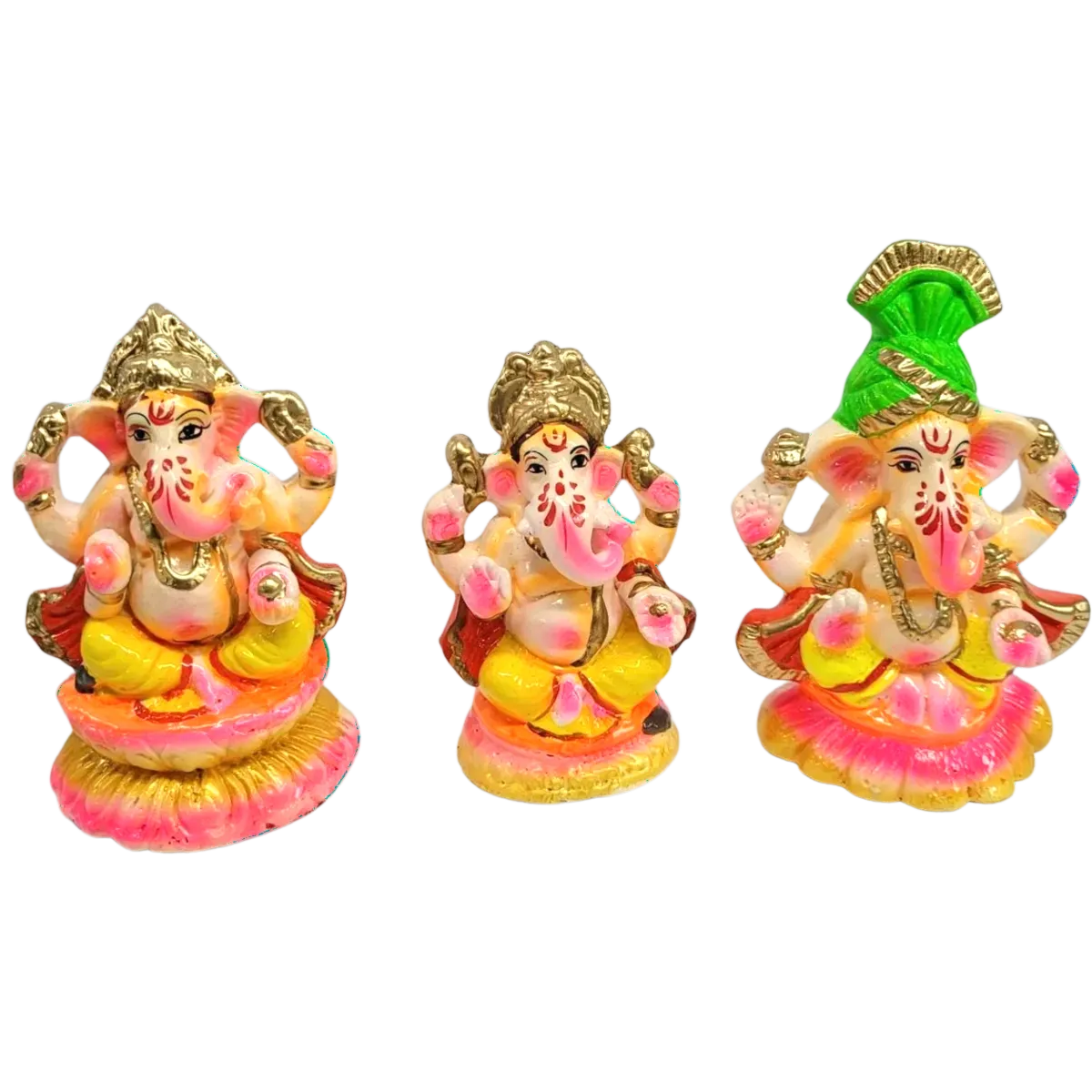Eco Friendly Clay Ganeshas