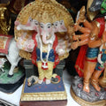Five Headed Ganesh -Height- 11.5" Base - 3.5"x 5"