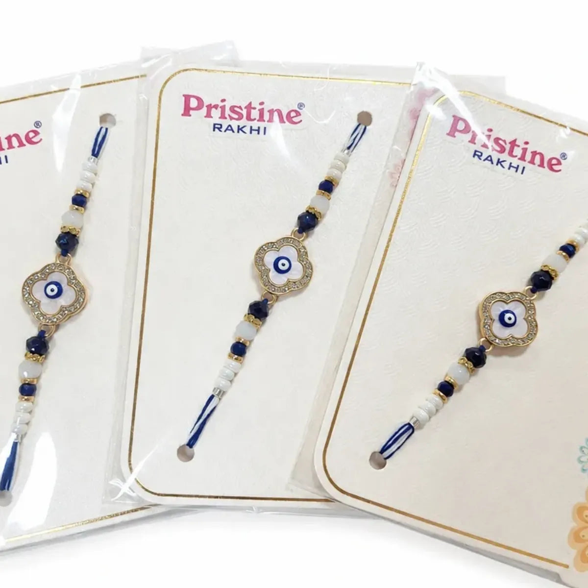 Floral Evil Eye Rakhi