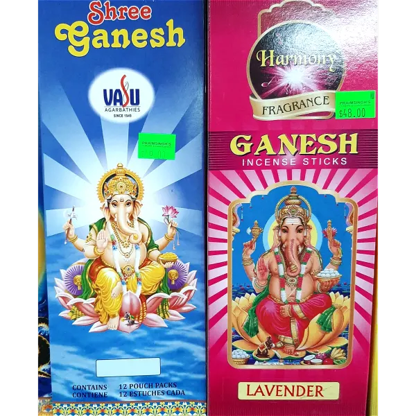 Ganesh Incense Sticks (12 Pouches)