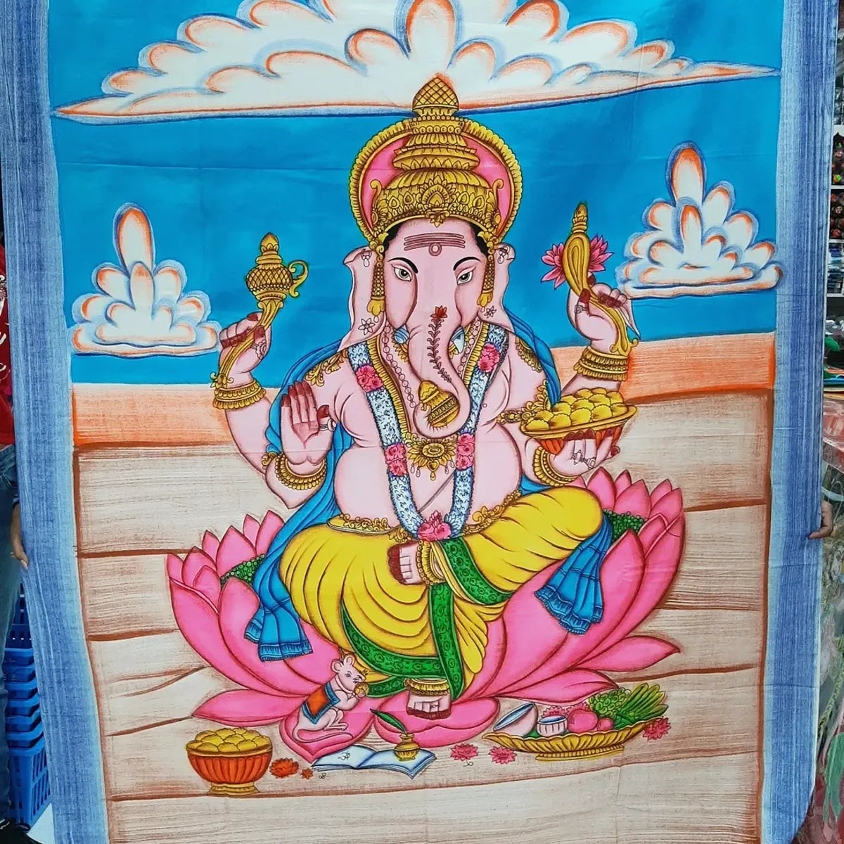 Ganesh Tapestry - 60" x 80"