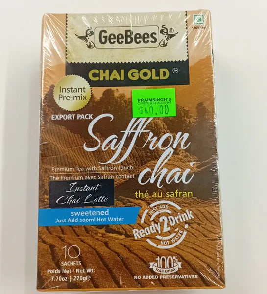 GeeBees Chai Gold Saffron Chai