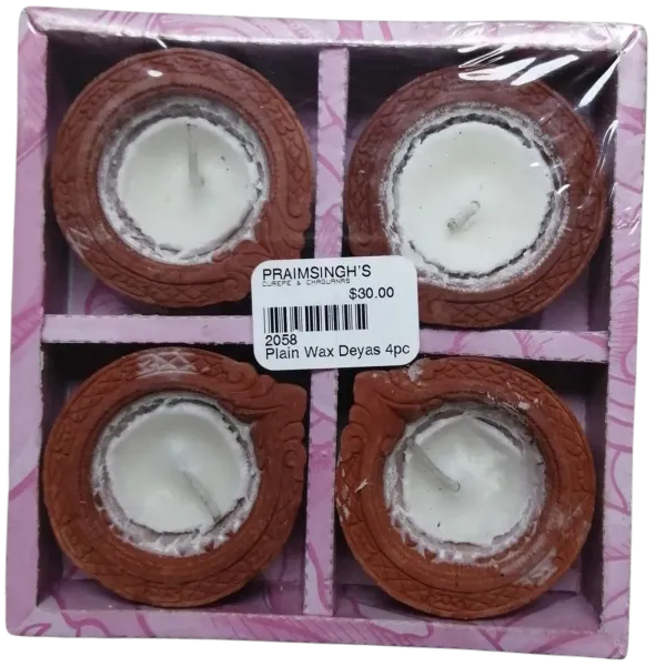 Ghee Wax Deeyas Imported 4pcs