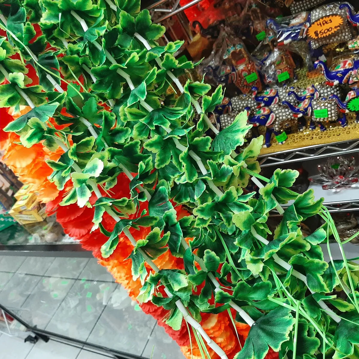 Green Floral String (60 Inches)
