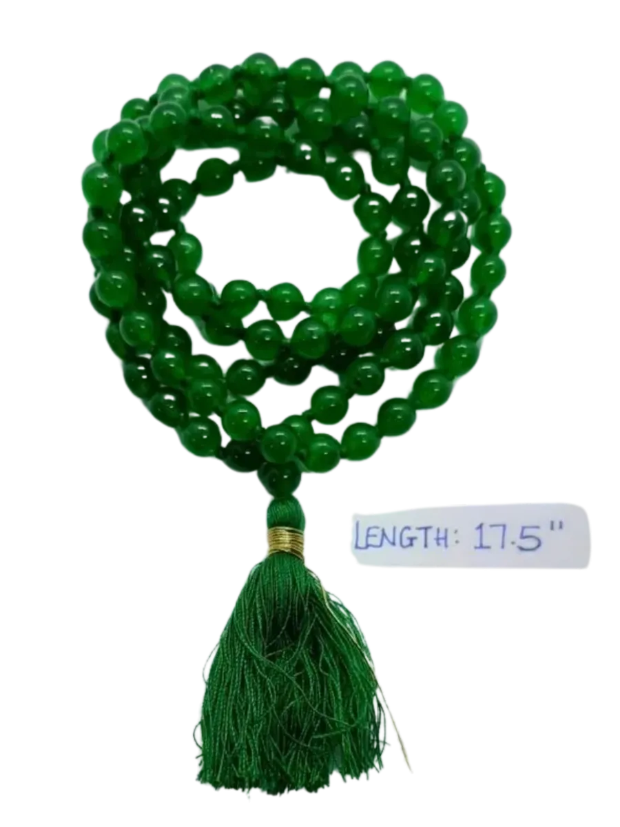 Green Glass Mala