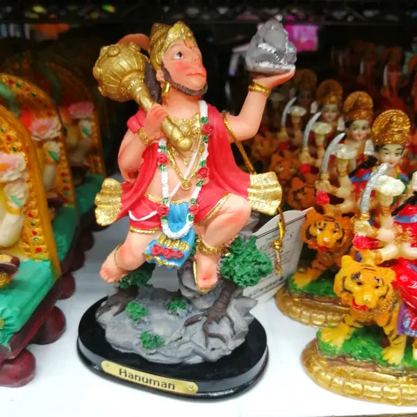 Hanuman Wood Base -Height - 6" Base- 3.5"