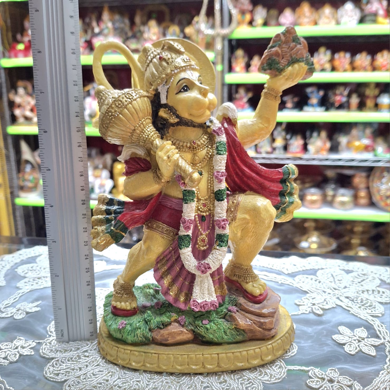 Flying Hanuman Murti- Approx 9Inches