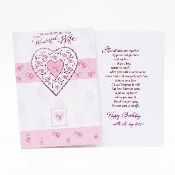 Happy Birthday Card Greeting (Wife)