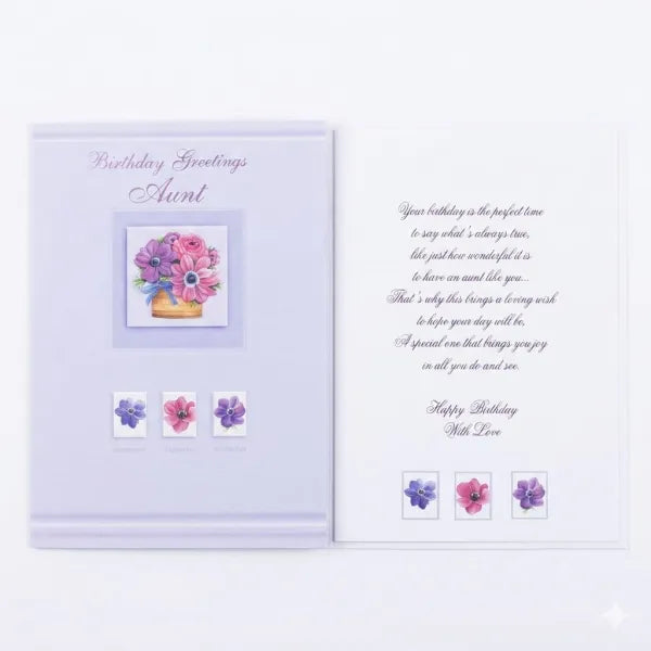 Happy Birthday Greeting Card(Aunt)