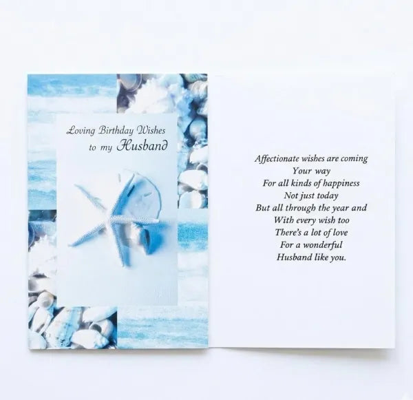 Happy Birthday Greeting Card (Husband)