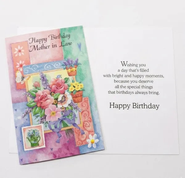 Happy Birthday Greeting Card (Mother In Law)