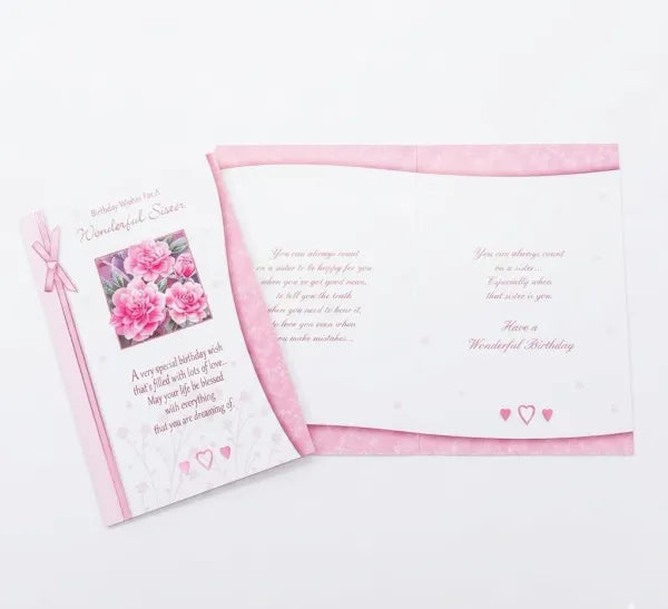 Happy Birthday Greeting Card (Sister)